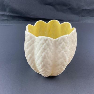 -34- BELLEEK | Porcelain Cobb Luster Tulip Vase Bowl | 6th Mark