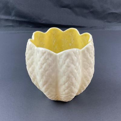 -34- BELLEEK | Porcelain Cobb Luster Tulip Vase Bowl | 6th Mark