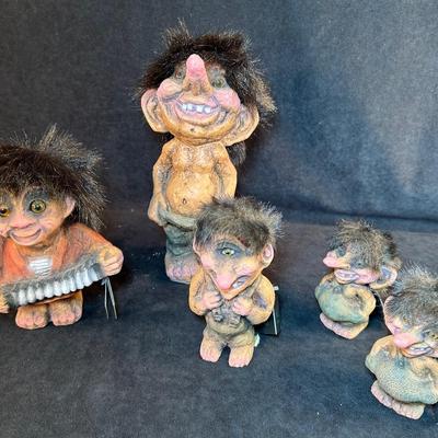 Lot 57. Five Trolls from Norway