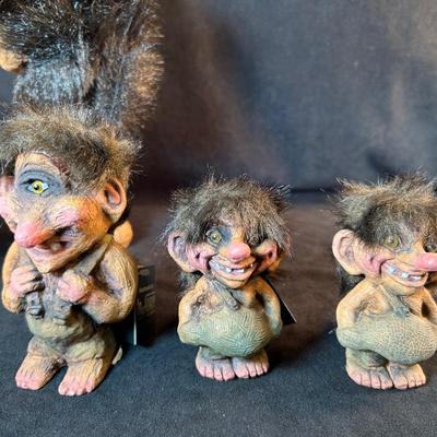 Lot 57. Five Trolls from Norway