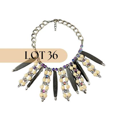 -36- COSTUME | Multicolored Beaded Necklace