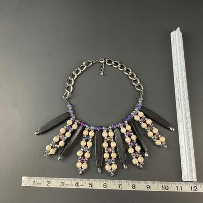 -36- COSTUME | Multicolored Beaded Necklace