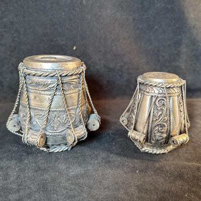 Lot 58. Pair of Metal Decor Pieces