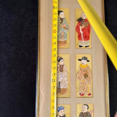 Lot 59. Framed Piece Asian Theme