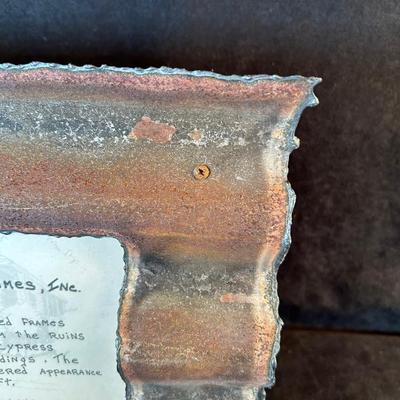 Lot 68. Rustic Metal Picture Frame