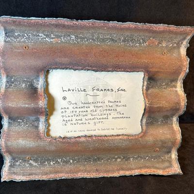 Lot 68. Rustic Metal Picture Frame