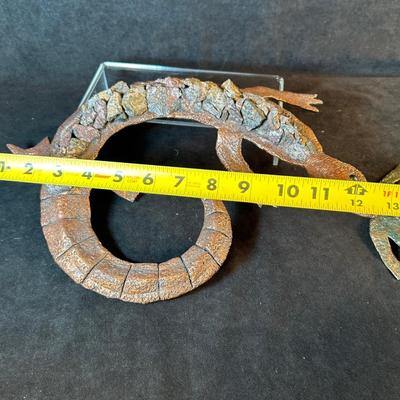 Lot 74. Stone and Metal Art Pieces