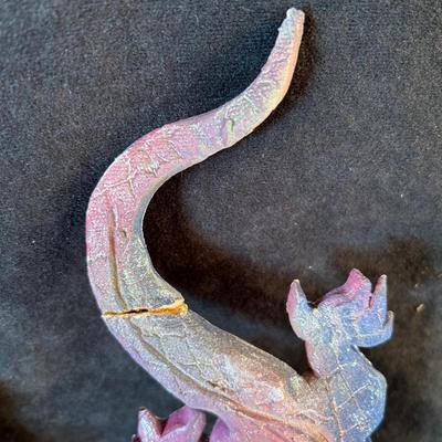 Lot 72. Three Lizard Art Pieces
