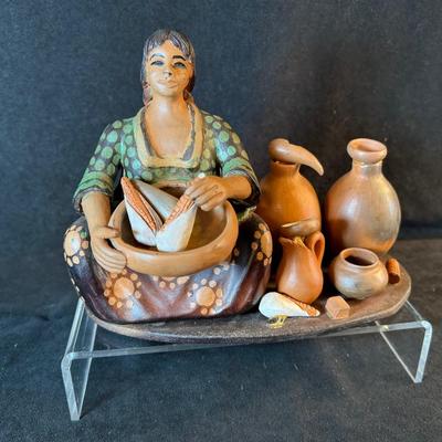 Lot 76. Pottery Art Piece