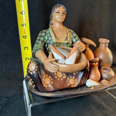 Lot 76. Pottery Art Piece