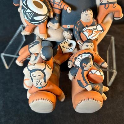 Lot 78. Pottery Storyteller by Teresita Ortiz