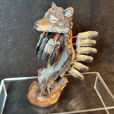 Lot 82. "Wolf Headdress" by Willy Whitten