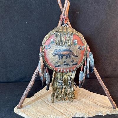 Lot 90. Legends "Walks with Wolves" by Willy Whitten