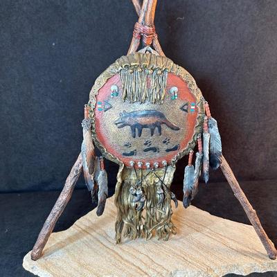 Lot 90. Legends "Walks with Wolves" by Willy Whitten