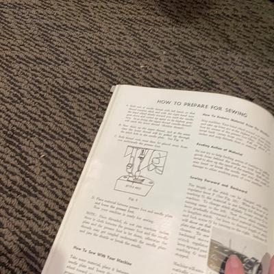 Zig zag sewing machine pamphlet