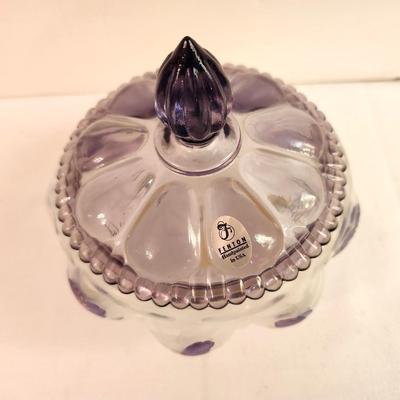 Lot #29 Fenton 2001 Covered Candy Dish