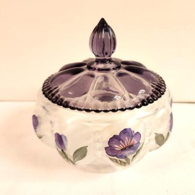 Lot #29 Fenton 2001 Covered Candy Dish