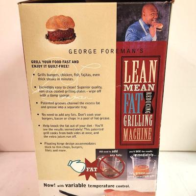 Lot #32 New in Box - George Foreman Lean Machine Fat Reducing Grilling Machine