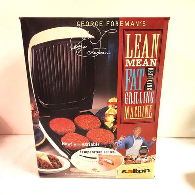 Lot #32 New in Box - George Foreman Lean Machine Fat Reducing Grilling Machine