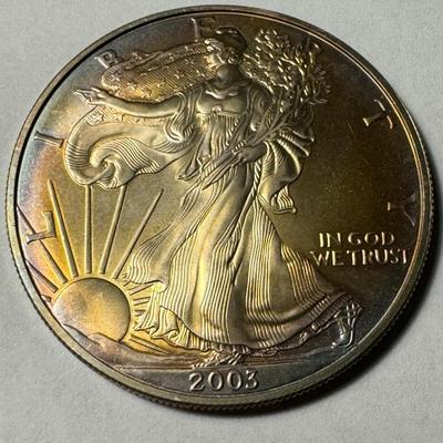 2003 Standing Liberty Round - 1 oz fine silver
