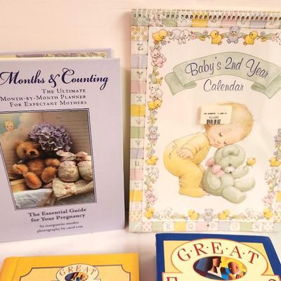 Lot #36 Pregnancy/Expectant Mother Gift Group - books/planner calendars - all new