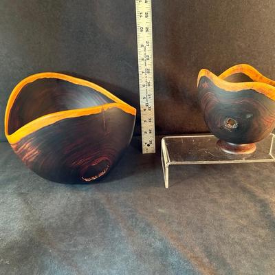 Lot 102. Pair of Wooden Bowls