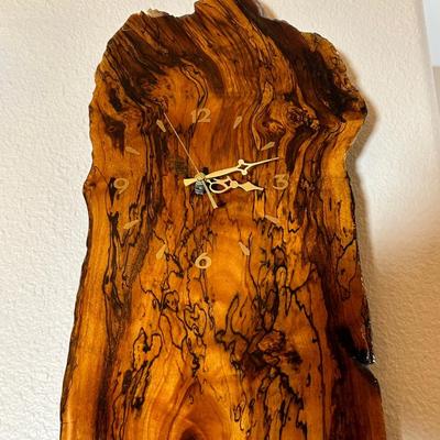 Lot 103. Wood Wall Clock