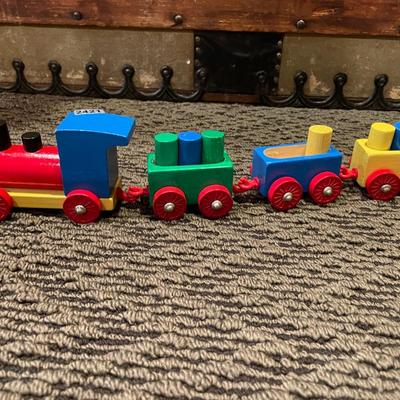 Wooden train
