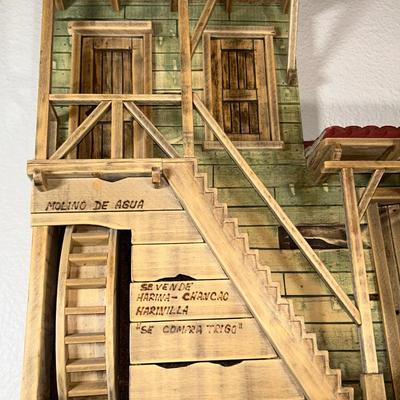 Lot 107 Handmade Wood Wall Piece