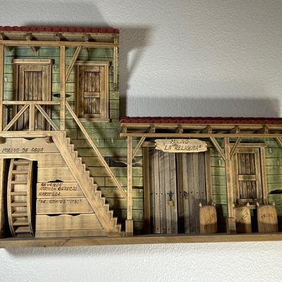 Lot 107 Handmade Wood Wall Piece