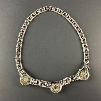 -40- DEROSA | 1940’s Porcelain Flower Necklace