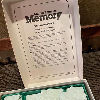 Animal families memory