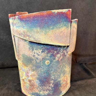 Lot 113. Raku Pottery Vase