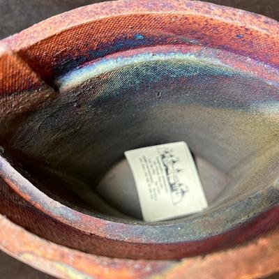 Lot 113. Raku Pottery Vase