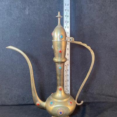 Lot 117. Ornate Persian Coffee Ewer