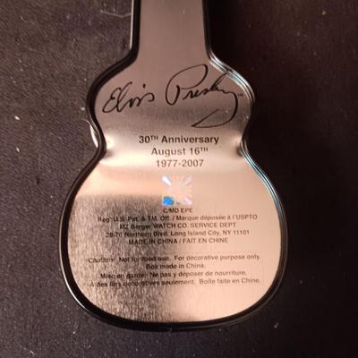 ELVIS PRESLEY WATCH IN A GUITAR TIN
