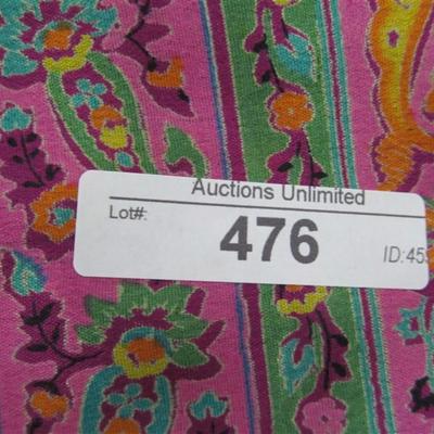 INDIAN SARI SAREE FABRIC TEAL & VIOLET