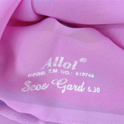 INDIAN SARI SAREE FABRIC LIGHT PINK & TEAL WITH SEQUINS