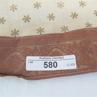 INDIAN TUNIC 3 PC. CREAM, OLIVE & ROSE TUNIC SCARF PANTS