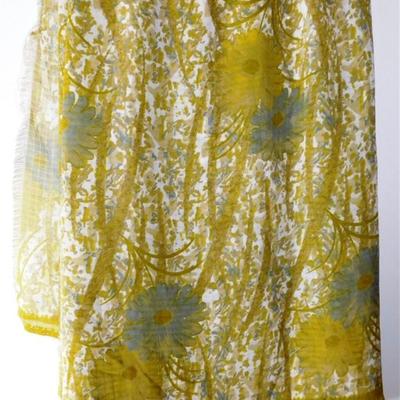 INDIAN SARI SAREE FABRIC OLIVE GREEN AND GRAY