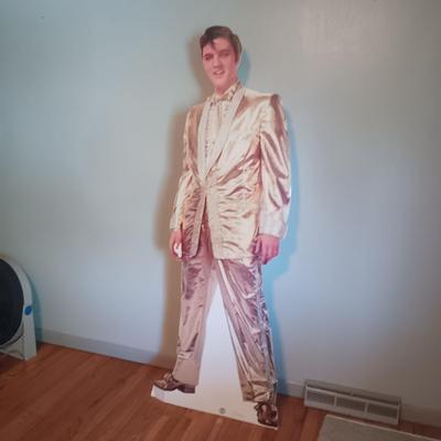 6 FOOT FREESTANDING CARDBOARD ELVIS