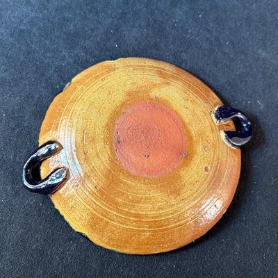 Lot 123. Basket and plate