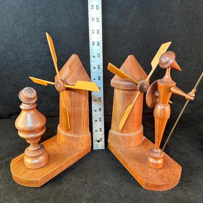 Lot 125. Wood Bookends