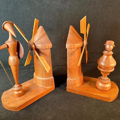 Lot 125. Wood Bookends