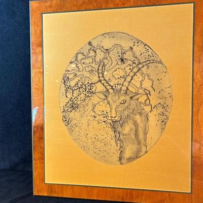 Lot 128. Signed Art Piece