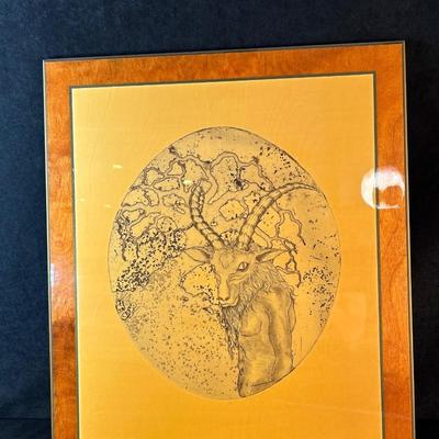 Lot 128. Signed Art Piece