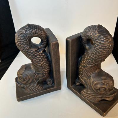 Lot 130. Fish Book Ends
