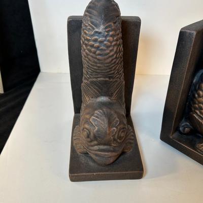 Lot 130. Fish Book Ends