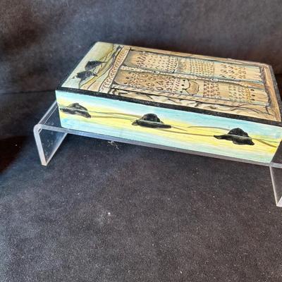 Lot 132. Incense Burner and Box