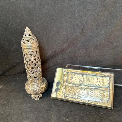 Lot 132. Incense Burner and Box